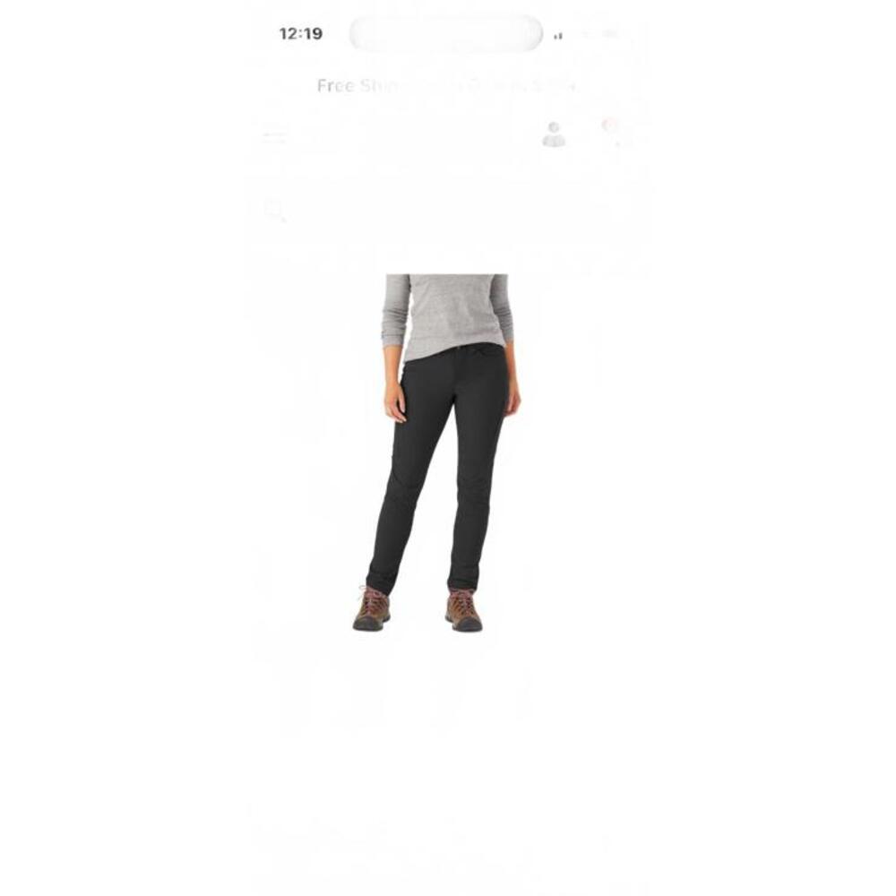 Black Duluth Flexpedition Water-Repellent Clamber Pants for Women‎ sz 12